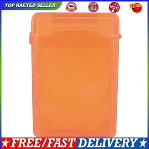 3.5 Inch IDE SATA HDD Hard Drive Disk Storage Box Plastic HDD Caddy Case(Orange) - Photo 1/11