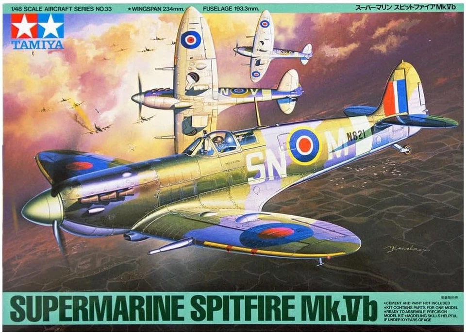 Maquette Avion Spitfire MK VB 1/48 Tamiya