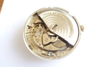 IWC 8531 Automatic Movement Vintage working good 30mm dial crown original - Picture 1 of 23