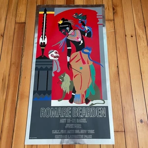 ROMARE BEARDEN EXHIBITON POSTER ART BASEL JUNE 1982 H.M.K. Fine Arts Inc Edition - Picture 1 of 13