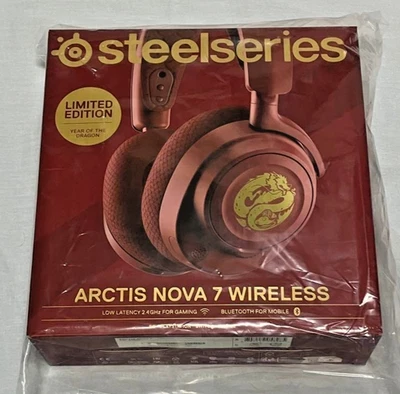 【NEW】SteelSeries Arctis Nova 7 Wireless Headset Dragon Edition - Image 1 of 4