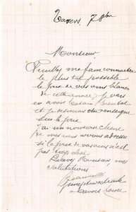 Lettre  TAVERS - Picture 1 of 1