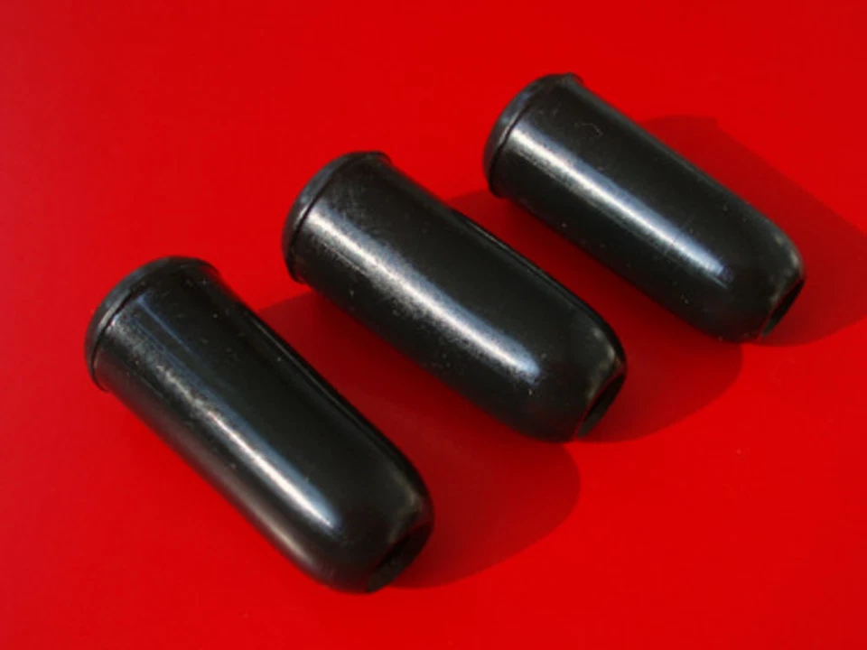 MIKUNI • NOS OEM 16036-005 Carb Cable Adjuster Rubber Cap Set 3pc Kawasaki H1 H2 - Image 1 of 1