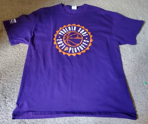 SGA 2021 Phoenix Suns Playoffs Finals Purple Shirt Adult XL Rally The Valley Cover