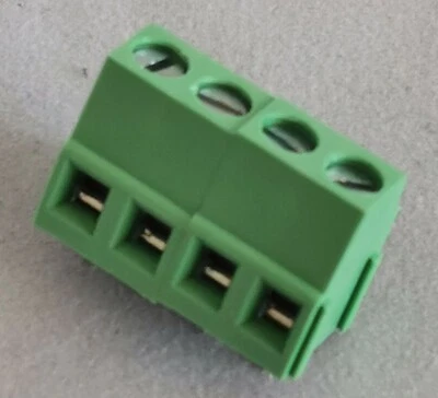 Bloques de terminales EK500V-04P Dinkle 4 vías PCB paso: 5,00 mm 300 V 20 A Foto 1 de 4