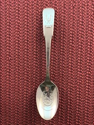 Cuchara de recuerdo CONNECTICUT Bicentenario Estado Internacional Plateado Foto 1 de 4