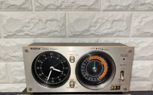 National Pnasonic Analog Audio Timer TE61 Clock Vintage 50HZ Working Tested Used - Picture 1 of 2