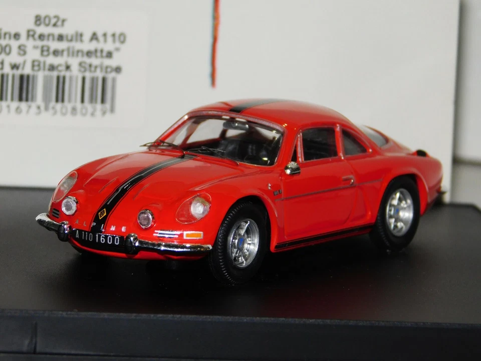 ALPINE RENAULT A110 1600 S BERLINETTA ROJO ROADCAR TROFEU 802R 1:43 Foto 1 de 1