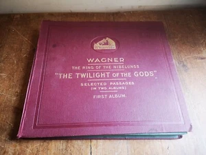 HMV No76-1 Wagner Ring Of The Nibelungs Part 1 ~ 1929 album D1572 To D1579 78rpm - Picture 1 of 12