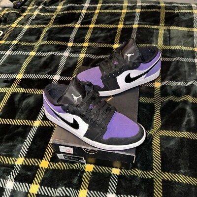 Talla 10.5 - Air Jordan 1 Low Court púrpura Foto 1 de 4