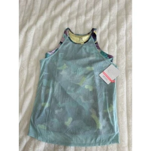 Athleta Girls Tank Top size 16 XXL. Lavender/Yellow/Teal NWT - Picture 1 of 5