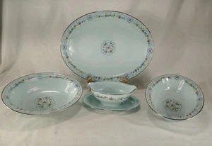 NORITAKE China "INNOCENCE" 4 Serving Plates And Bowls - Picture 1 of 10