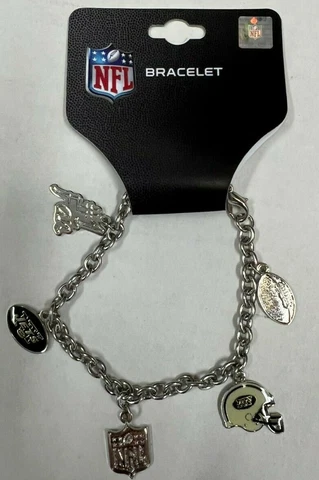 New York Jets PSG NFL 5 Charm Bracelet Cover