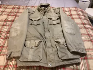 mens XXL LL BEAN FIELD/CHORE JACKET. TAN COLOR. EXCELLENT USED L.L. BEAN JACKET - Picture 1 of 10