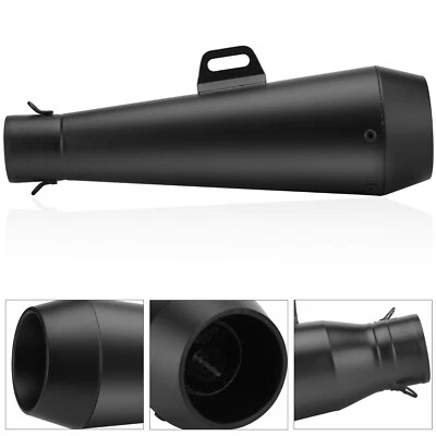 2" Universal Motorcycle Exhaust Muffler Pipe For Suzuki GSXR600 GSXR750 GSXR1000 - Image 1 of 4