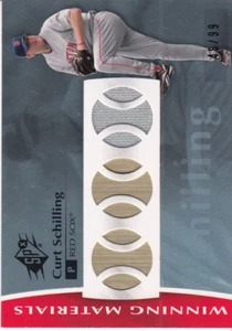 2008 SPx Winning Materials Baseball 99 #CS Curt Schilling/99 - casi nuevo-como nuevo - Imagen 1 de 1