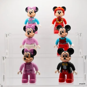 Lego Duplo Disney Minifigure Lot of 6 Mickey & Minnie Mouse from Multiple Sets - Picture 1 of 15