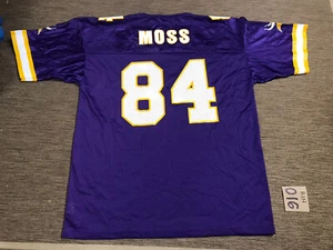 Men’s Adult Vintage Minnesota Vikings Randy Moss Jersey XL Champion NFL Foo - Picture 1 of 11