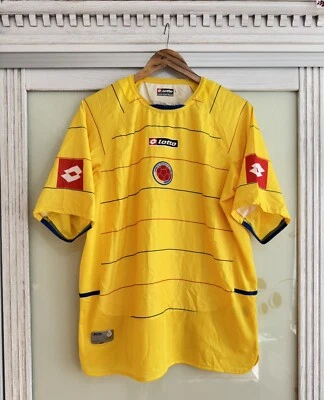 Vintage Colombia 2004 Home Soccer Jersey Football Kit Shirt Size L - Image 1 of 4