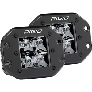 Rigid Industries 212213BLK D2 - Midnight Edition Flush Mount LED Spot Light Pair - Bild 1 von 4