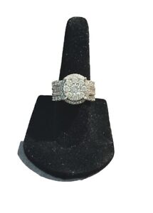 10K White Gold 1.5 Carat Diamond Ring With Certified Appraisal