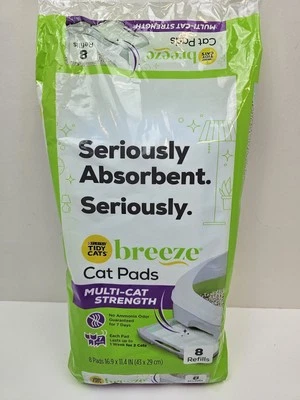 Almohadillas para múltiples gatos Tidy Cats Breeze. 8 recambios. Foto 1 de 3