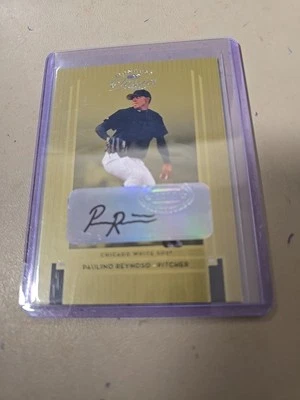 2005 PAULINO REYNOSO DONRUSS CLASSICS AUTO CARD. CHICAGO WHITE SOX. 0089/1200. - Image 1 of 2