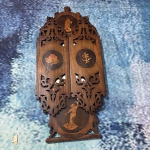 Specchio Sorrentino Intarsiato , Legno Di Ulivo  - Picture 1 of 10