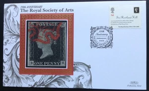 GB Benham 2004 Royal Society of Arts 1st Rowland Hill on First Day Cover - Bild 1 von 2