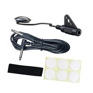 Microphone Piezo Pickup,Piezo Transducer Pickup,6.35,with Cable Stick Patch - Picture 1 of 22