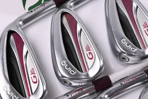 Ladies Ping G Le2 Irons / 6-PW+UW+SW / Black Dot / Ladies Flex Ping ULT 240 - Picture 1 of 7