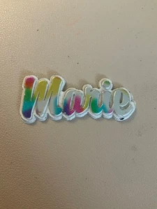 Marie Personalized Multicolor Rubber Name Magnet - Picture 1 of 2