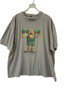 Vintage 1998 Monty Python “My Brain Hurts” Graphic T-Shirt Size L Grey Marl #81 - Picture 1 of 10