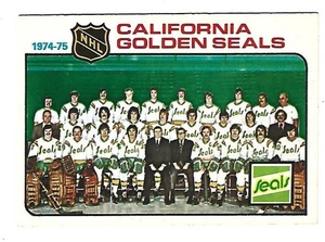 1975 OPC #82 CALIFORNIA GOLDEN SEALS UNMARKED TEAM CHECKLIST NRMT++ !!! - Bild 1 von 1