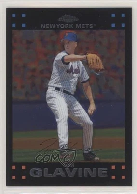 2007 Topps Chrome Tom Glavine #165 HOF - Image 1 of 2
