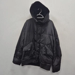 Belstaff Iron Radar Quilted Puffer 700 Fill Down Hooded Chunky Jacket Coat Uk 48 - Picture 1 of 14