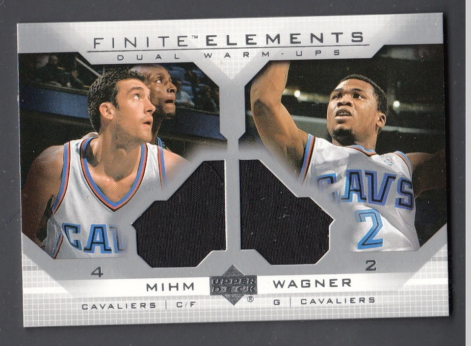 Chris Mihm-Dujuan Wagner 2003-04 Upper Deck Finite Elements Dual Uniform FE24 - Image 1 of 1