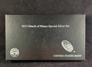 2015 March of Dimes Special Silver Set Commemorative Empty Box NO COIN - Picture 1 of 4