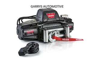 WARN 10000 lb Pound Winch 12V Roller Fairlead 90' 3/8 Steel Rope - Picture 1 of 3