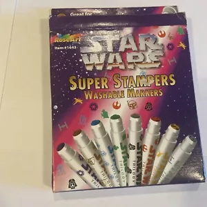 Rose Art Star Wars Super Stampers Washable Markers - Picture 1 of 3