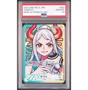 PSA 10 One Piece Yamato Alternate Art Leader Wings of Captain Japanese OP06-022 - Picture 1 of 11