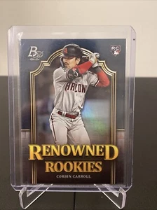 2023 Bowman Platinum - Renowned Rookies #RR-7 Corbin Carroll (RC) - Picture 1 of 2