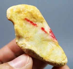 Roda de jadeíta natural - Tipo de jade de corte crudo áspero forma natural espécimen - Imagen 1 de 12