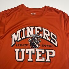 University Texas El Paso UTEP Miners Performance T-Shirt Adult Size Small