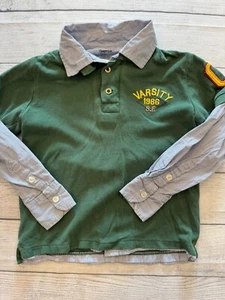 Gap Kids Shirt Youth Boys Small Layered Look Collared Vasity Preppy - Picture 1 of 5