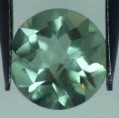 GREEN AMETHYST 14 MM ROUND CUT CHECKERBOARD TOP AAA ALL NATURAL F-3408 Foto 1 de 1