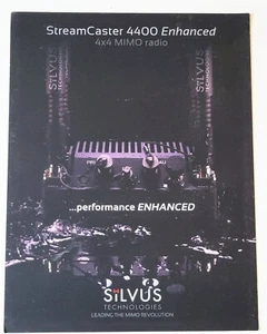Silvus Technologies StreamCaster 4400 Enhanced Data Sheet Military - Picture 1 of 2