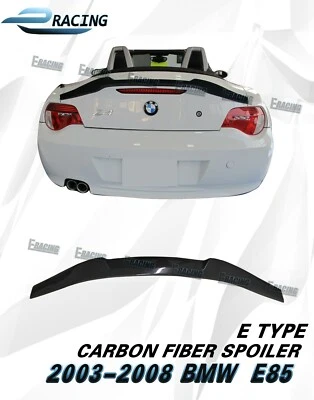 For 2003-2008 BMW E85 Z4 Convertible 2dr carbon fiber spoiler type E - Image 1 of 4