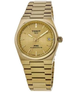 New Tissot PRX Powermatic 80 Champagne Dial Women's Watch T137.207.33.021.00