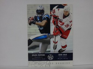 2002 Upper Deck UD Superstars First Class Rookies Julius Peppers Eric Cole #257